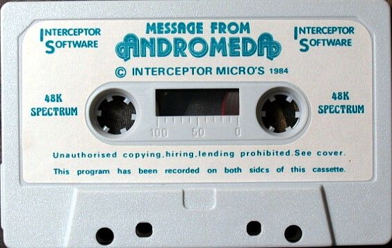Media for Message from Andromeda (ZX Spectrum)