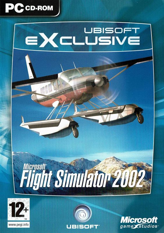 Front Cover for Microsoft Flight Simulator 2002 (Windows) (Ubisoft eXclusive release)