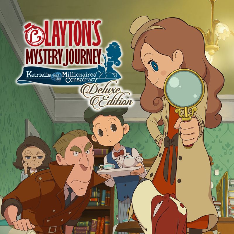 Front Cover for Layton's Mystery Journey: Katrielle and the Millionaires' Conspiracy (Nintendo Switch) (download release)