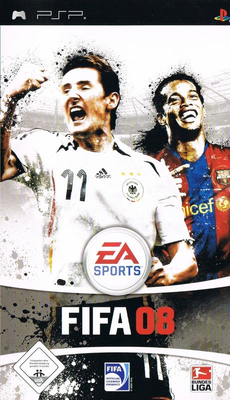 Front Cover for FIFA Soccer 08 (PSP)