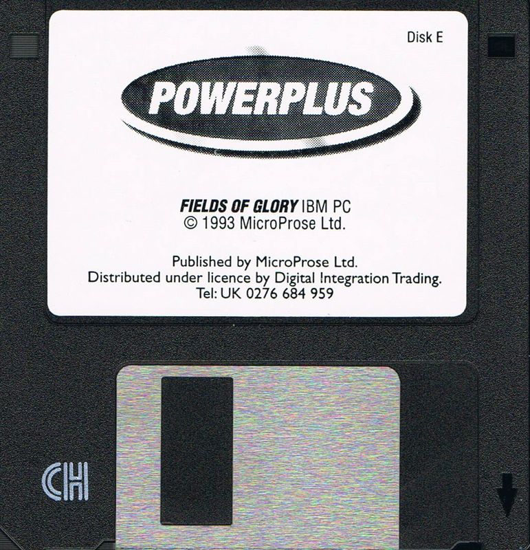 Media for Fields of Glory (DOS) (Powerplus release): Disk E