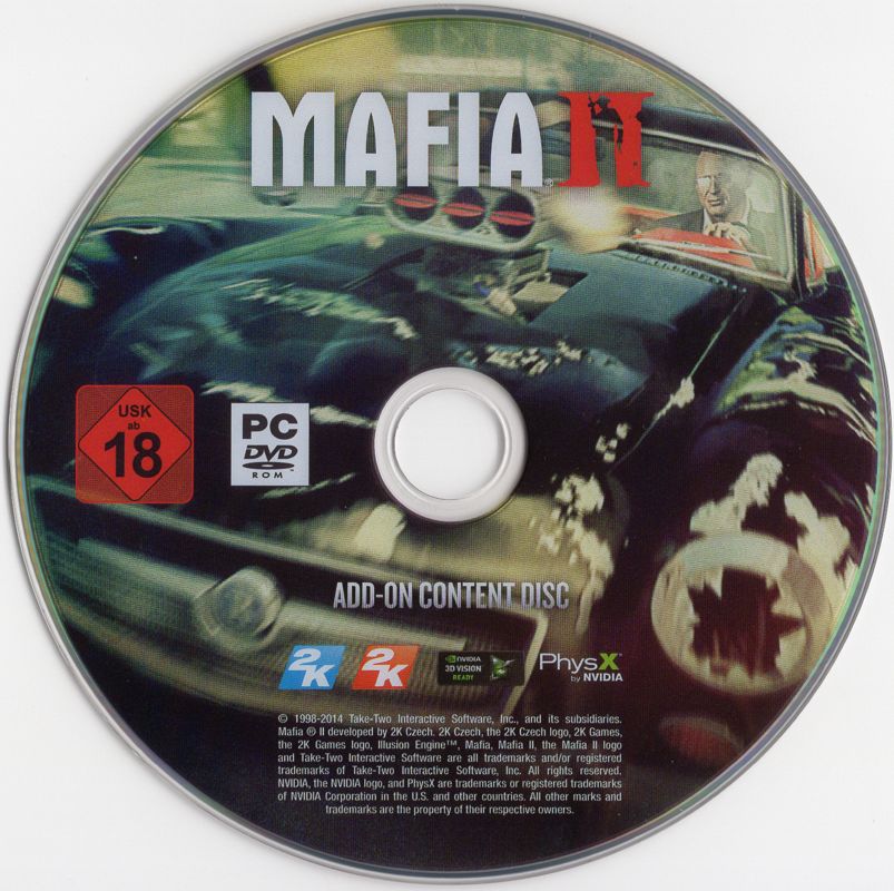 Media for Mafia II: Director's Cut (Windows) (Green Pepper Budget Release): AddOn Content Disc