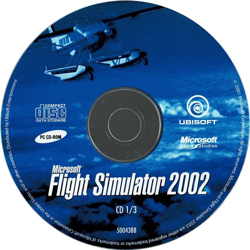 Media for Microsoft Flight Simulator 2002 (Windows) (Ubisoft eXclusive release): Disc 1
