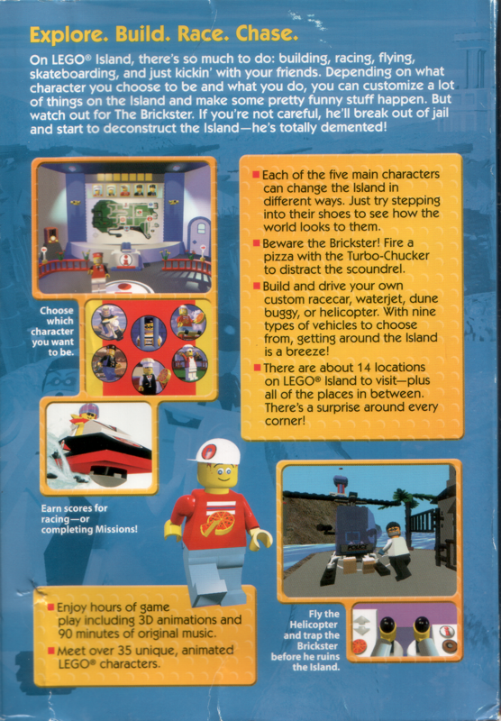 Back Cover for LEGO Island (Windows) (Selectsoft re-release)