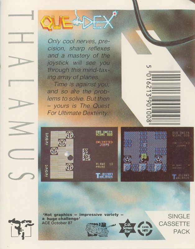 Back Cover for Mind-Roll (Commodore 64)