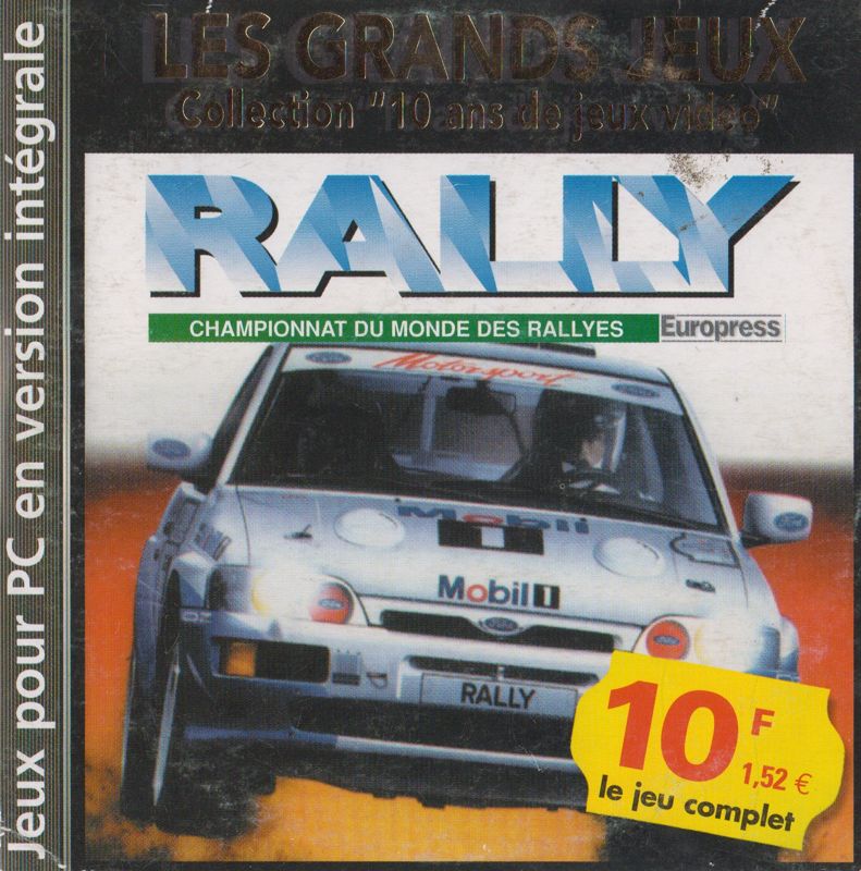 Front Cover for Network Q RAC Rally (DOS) (LES GRANDS JEUX : Collection "10 ans de jeux vidéo" release)