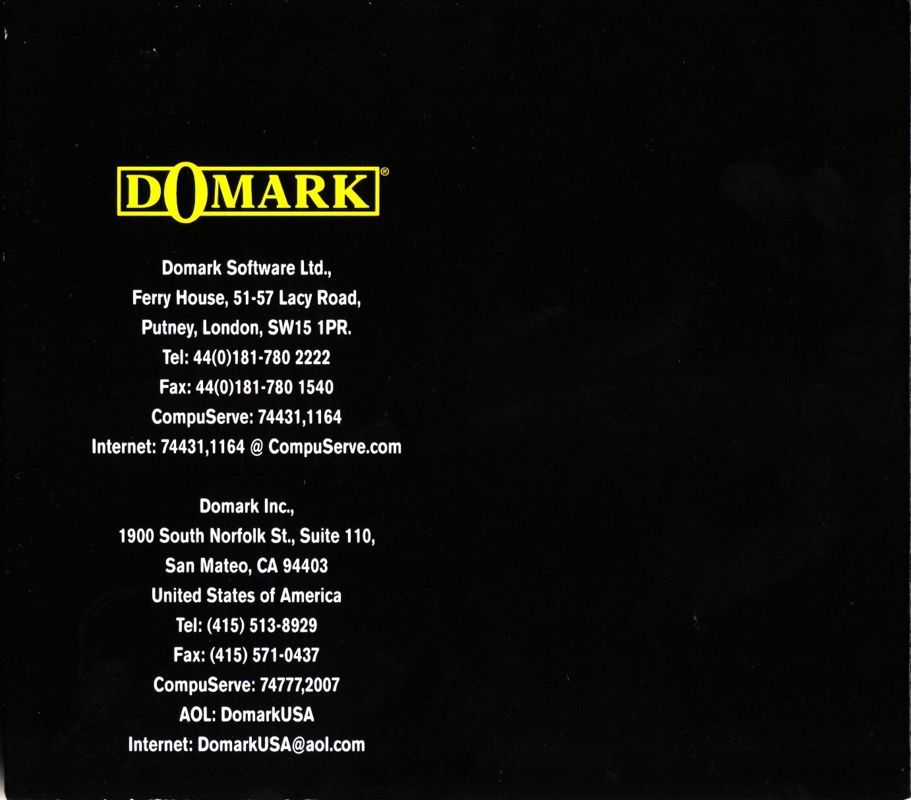 Other for Championship Manager 2 (DOS): DigiPak - Back