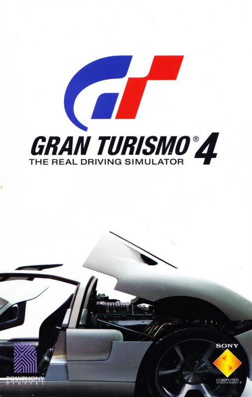 Manual for Gran Turismo 4 (PlayStation 2): Front