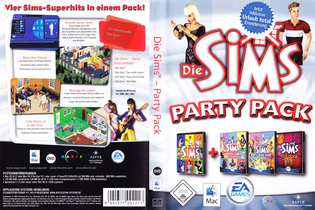 Full Cover for The Sims: Mega Deluxe (Macintosh)