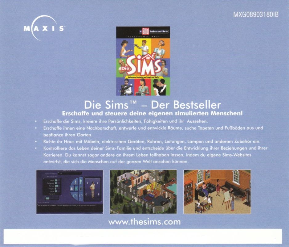 Other for SimCity 3000 Unlimited (Windows): Jewel Case - Back