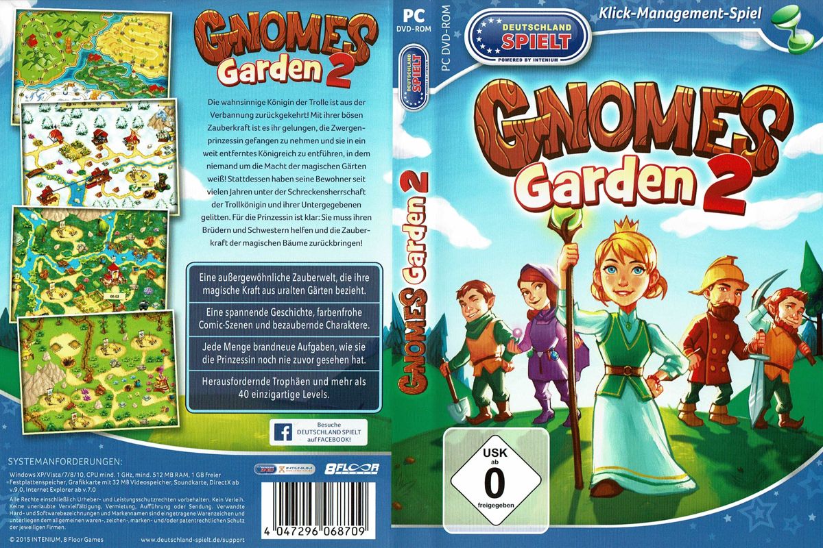 Full Cover for Gnomes Garden 2 (Windows) (Deutschland Spielt release)