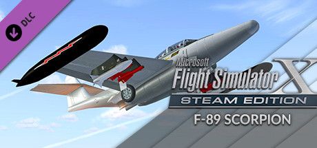 Front Cover for Microsoft Flight Simulator X: Steam Edition - Northrop F-89 Scorpion (Windows) (Steam release)