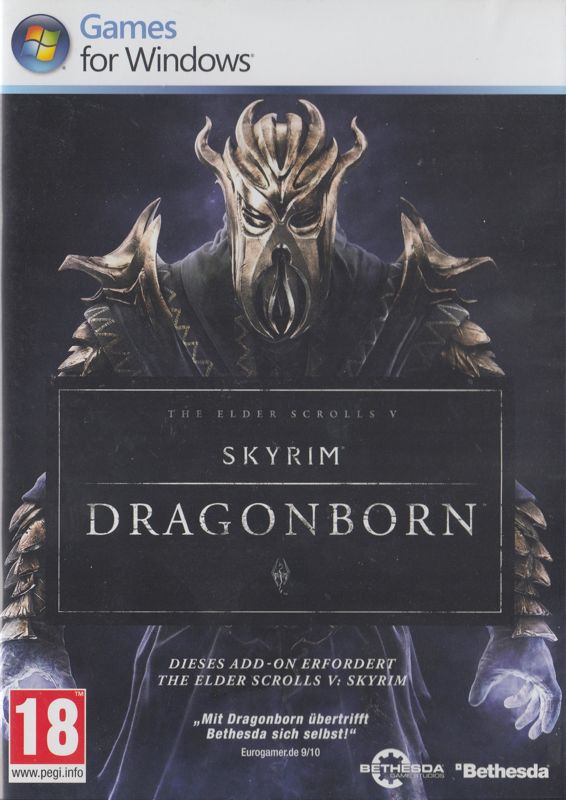 Front Cover for The Elder Scrolls V: Skyrim - Dragonborn (Windows) (Games for Windows release)