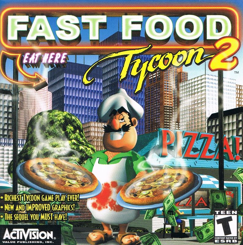 Manual for Fast Food Tycoon 2 (Windows) (Re-release): Front