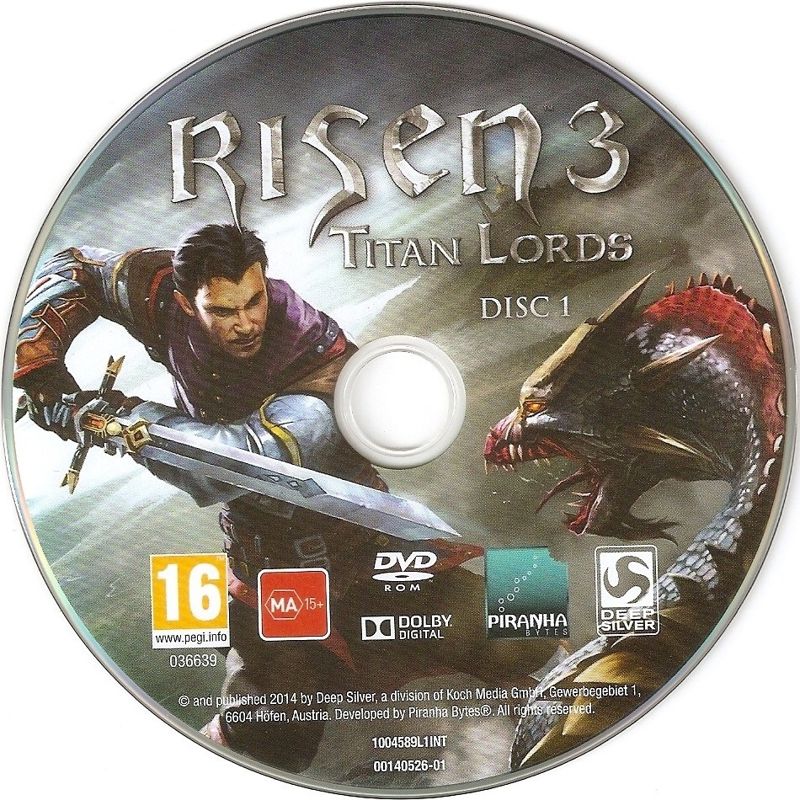 Media for Risen 3: Titan Lords - Complete Edition (Windows): Disc 1