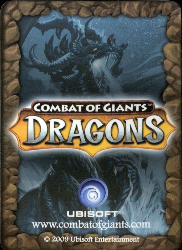 Advertisement for Battle of Giants: Dragons (Nintendo DS)