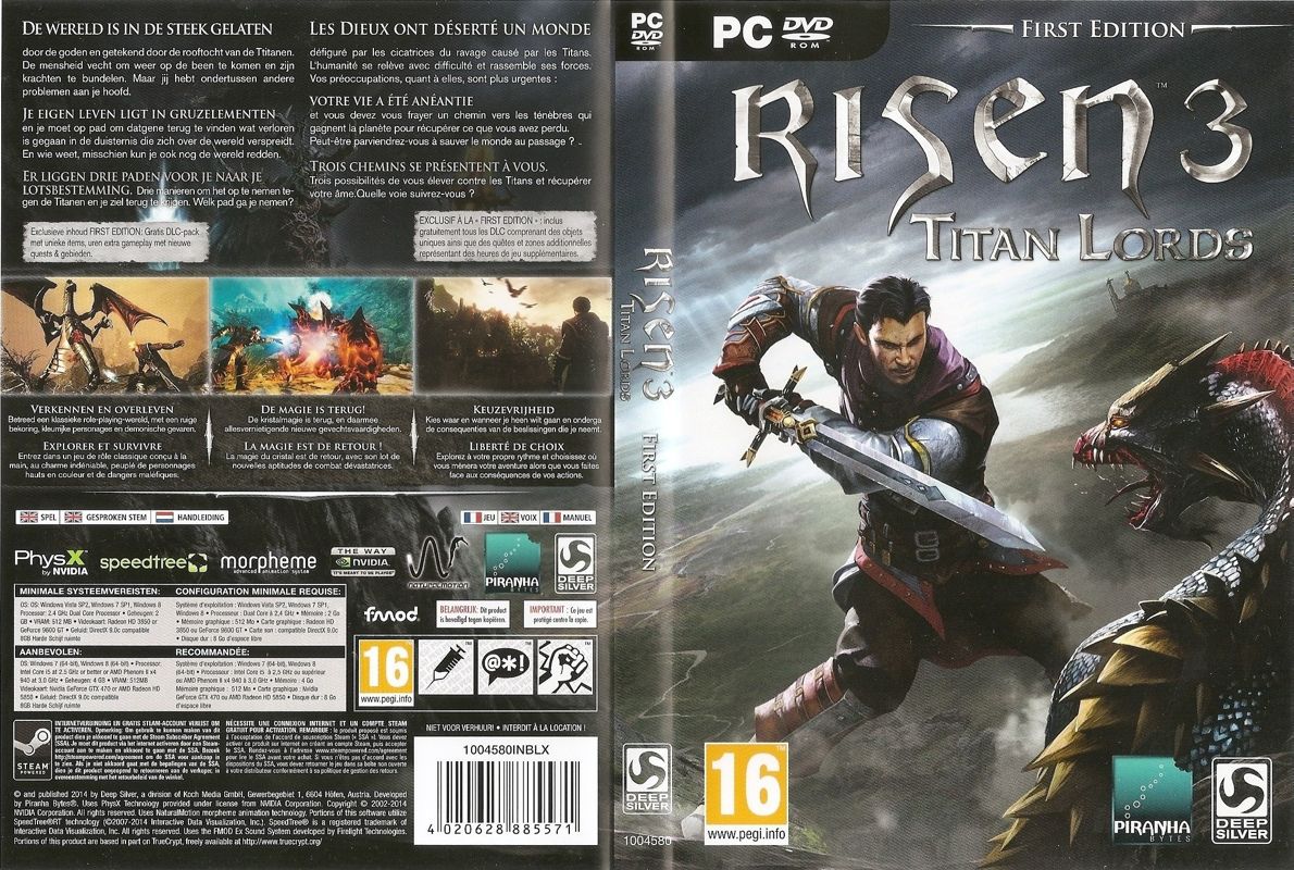 Full Cover for Risen 3: Titan Lords - Complete Edition (Windows)