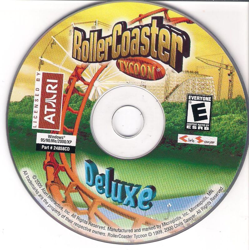 RollerCoaster Tycoon Gold Edition cover or packaging material MobyGames