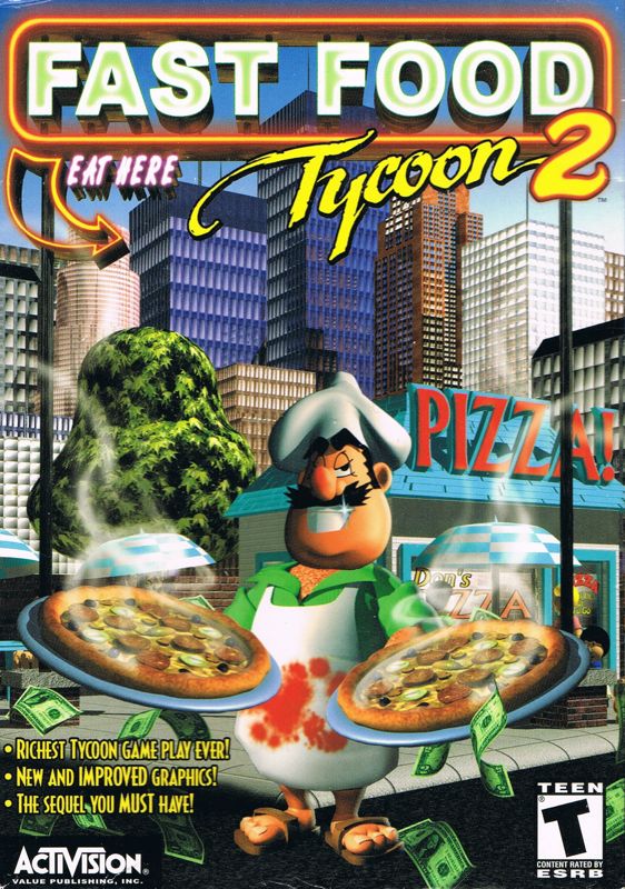 Front Cover for Fast Food Tycoon 2 (Windows) (Re-release)