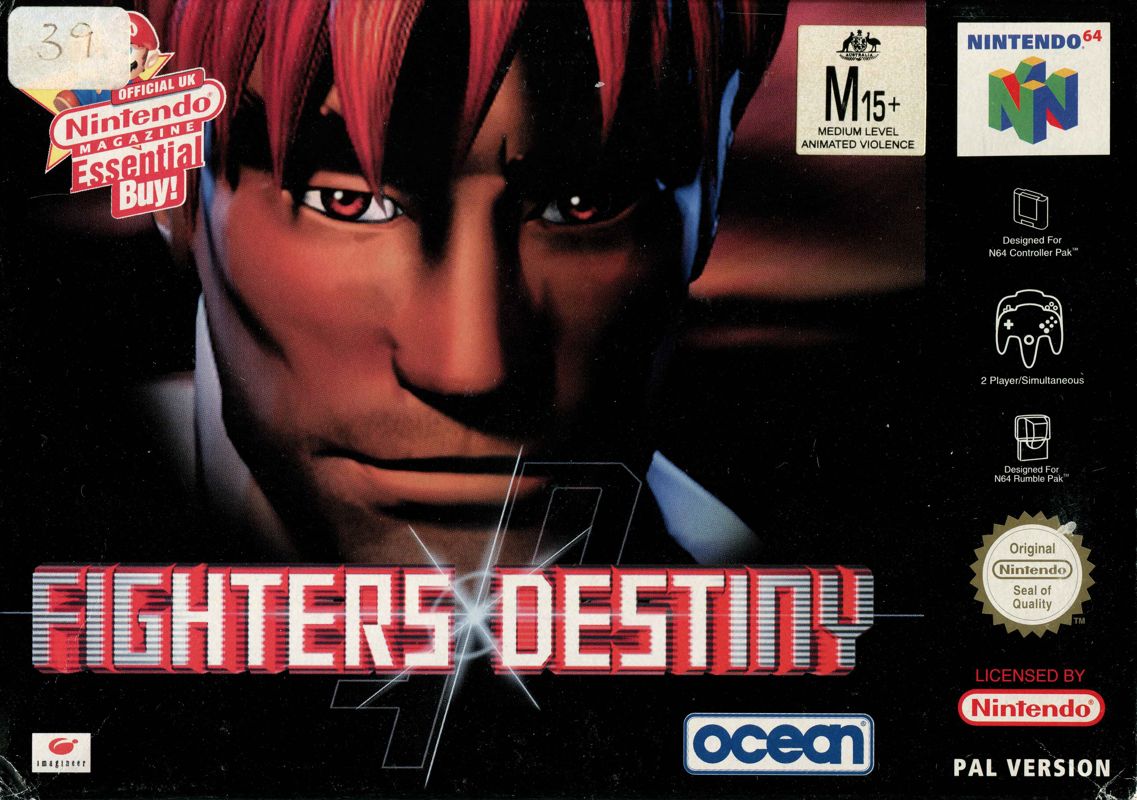 Front Cover for Fighters Destiny (Nintendo 64)