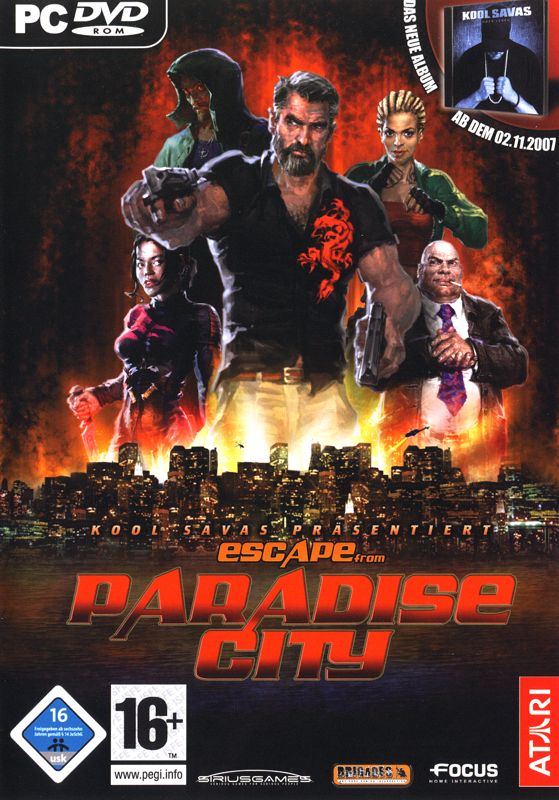 Front Cover for Escape from Paradise City (Windows)