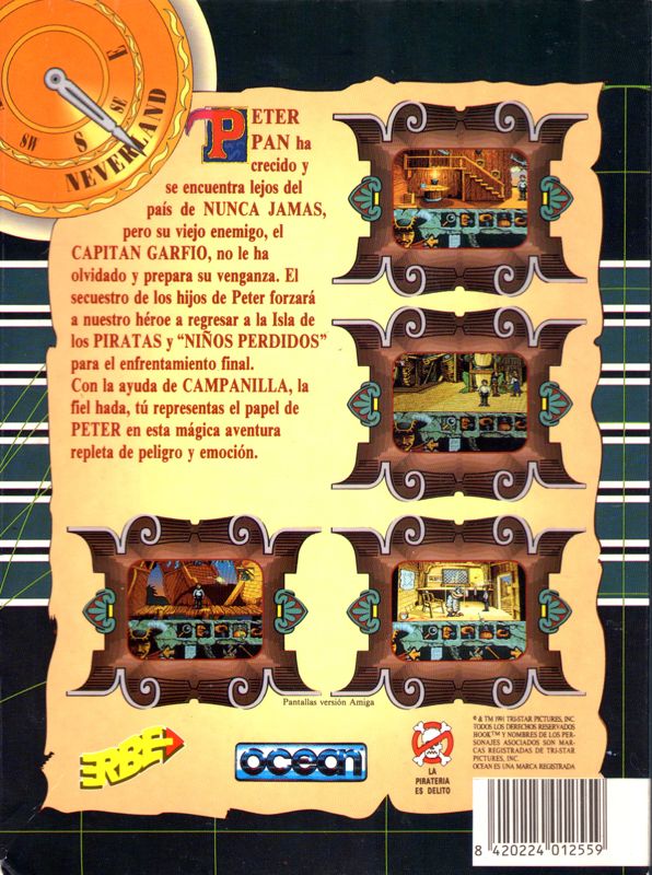 Back Cover for Hook (DOS)
