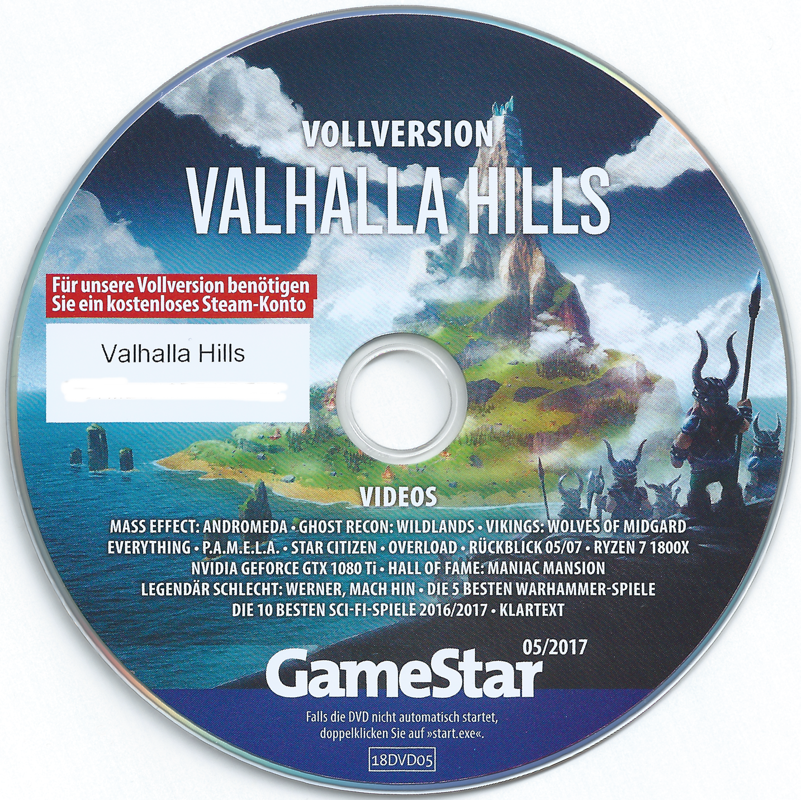 Media for Valhalla Hills (Windows) (GameStar 05/2017 covermount)