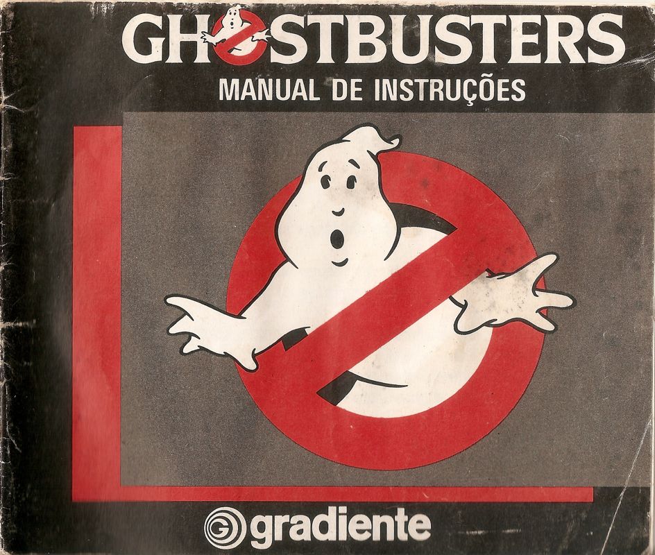 Manual for Ghostbusters (NES) (Gradiente release): Front