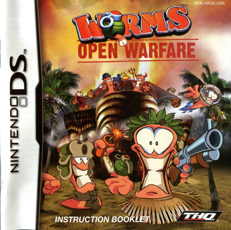 Manual for Worms: Open Warfare (Nintendo DS): Front