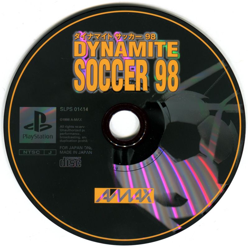Media for Dynamite Soccer 98 (PlayStation)