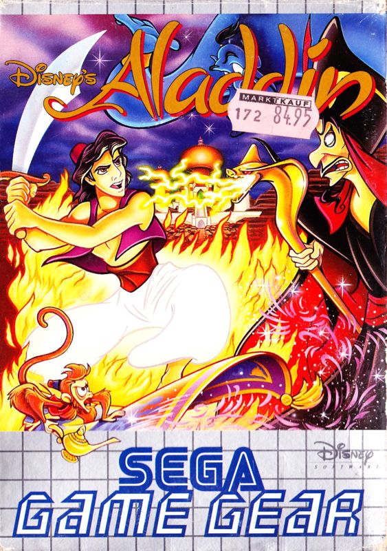 Front Cover for Disney's Aladdin (Game Gear)