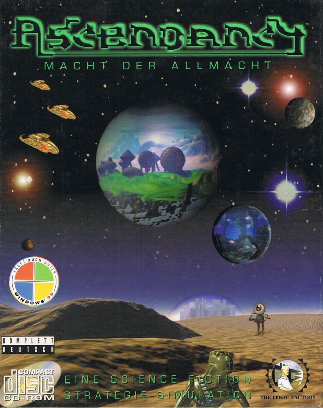 Front Cover for Ascendancy (DOS) (First release)