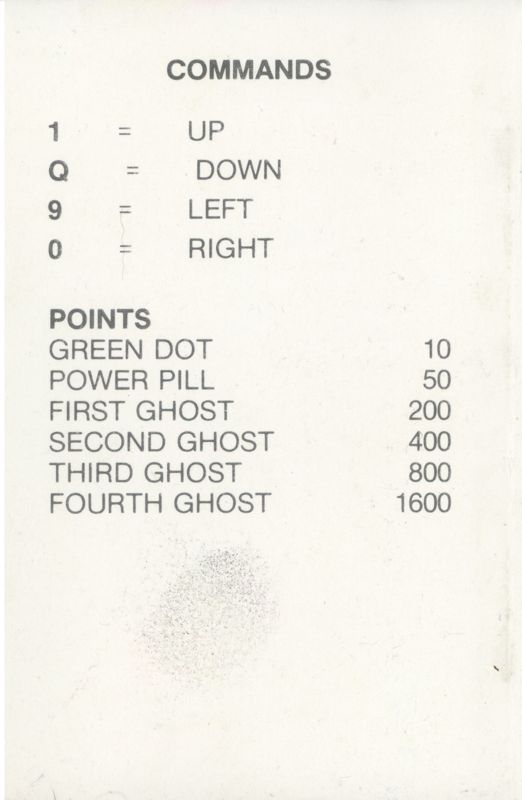 Inside Cover for Gobble A Ghost (ZX Spectrum)
