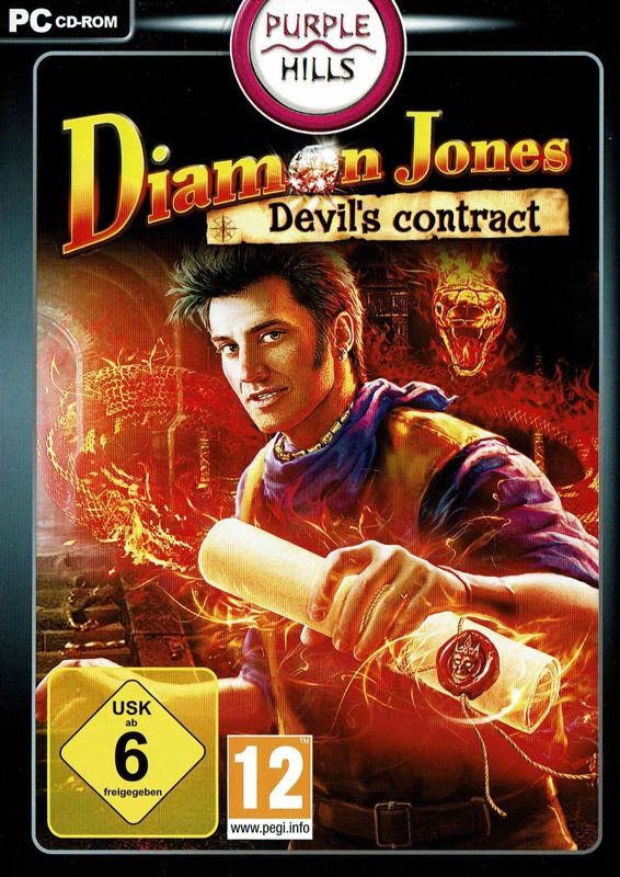 Front Cover for Diamon Jones: Devil's Contract (Windows) (Purple Hills release)