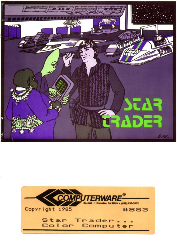 Front Cover for Star Trader (TRS-80 CoCo)