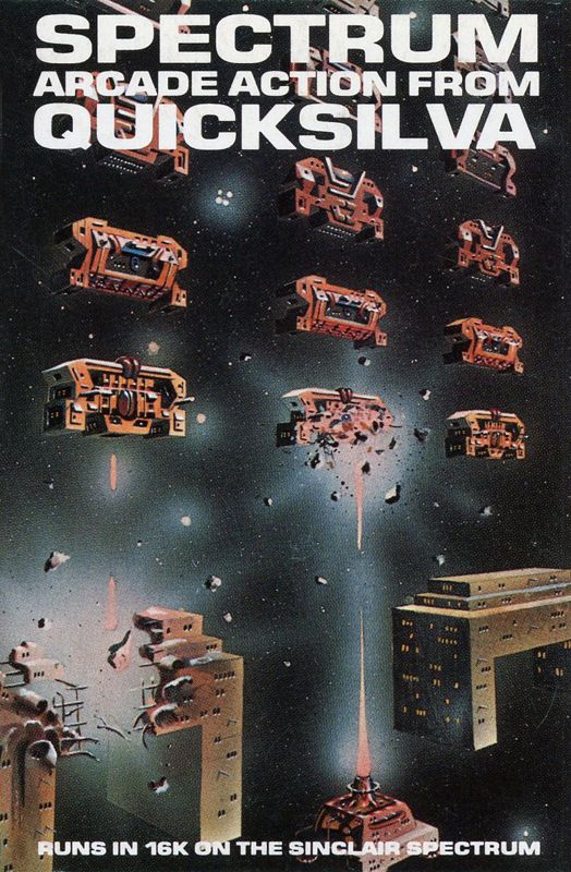 Front Cover for Space Intruders (ZX Spectrum) (Quicksilva's original release)