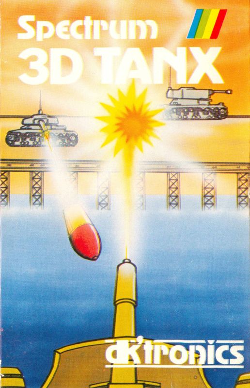 Front Cover for 3D Tanx (ZX Spectrum)