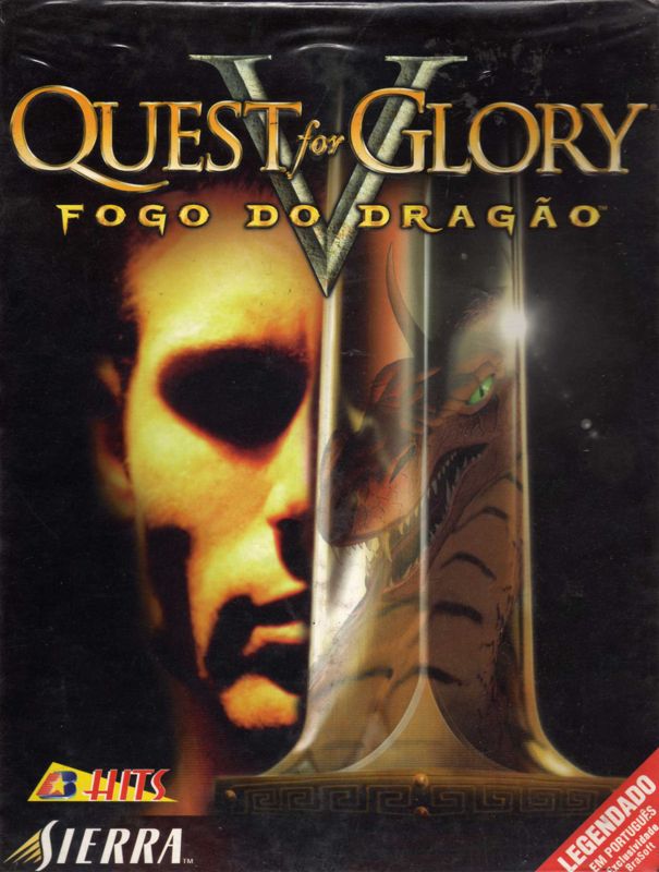 Front Cover for Quest for Glory V: Dragon Fire (Windows) (Brasoft Hits release)