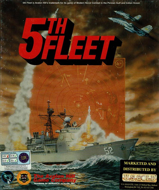 Front Cover for 5th Fleet (DOS) (CD-ROM release)
