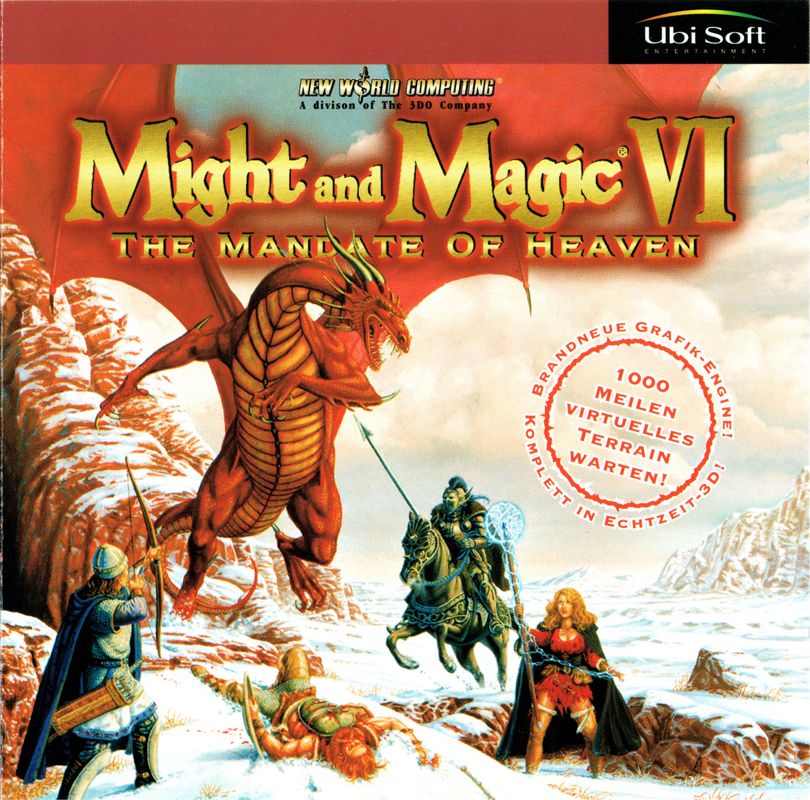 Other for Might and Magic VI: The Mandate of Heaven (Windows): Jewel Case - Front