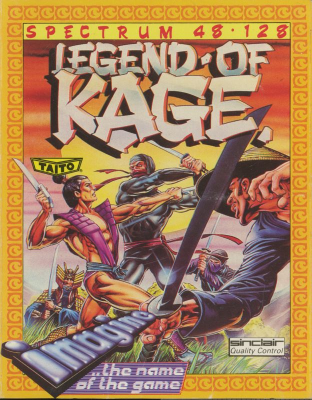 Front Cover for The Legend of Kage (ZX Spectrum)