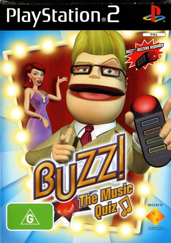 Buzz! The Music Quiz cover or packaging material MobyGames