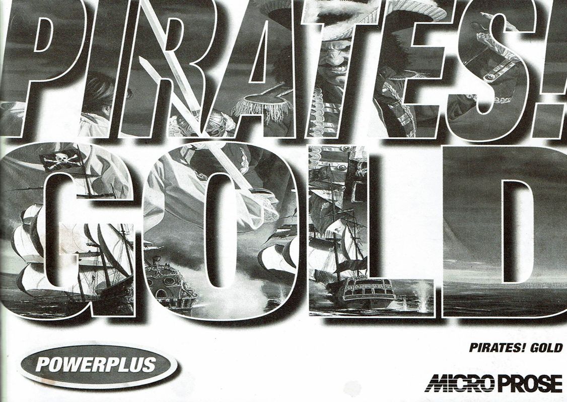 Manual for Pirates! Gold (DOS) (Alternate Powerplus release): Front