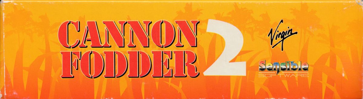 Spine/Sides for Cannon Fodder 2 (Amiga): Top/Bottom