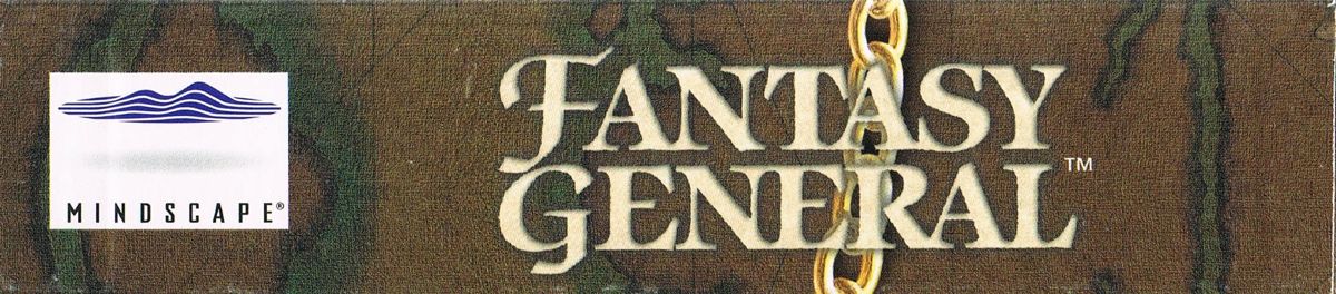 Spine/Sides for Fantasy General (DOS): Top