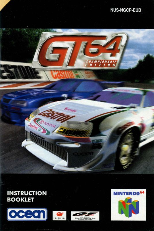 Manual for GT 64: Championship Edition (Nintendo 64): Front