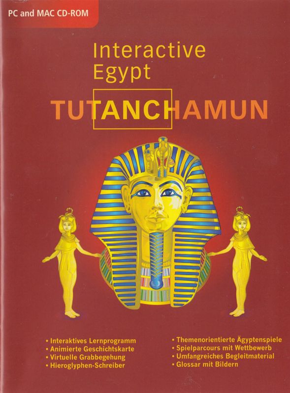 Manual for Tutankhamun: Interactive Egypt (Macintosh and Windows): Front - German
