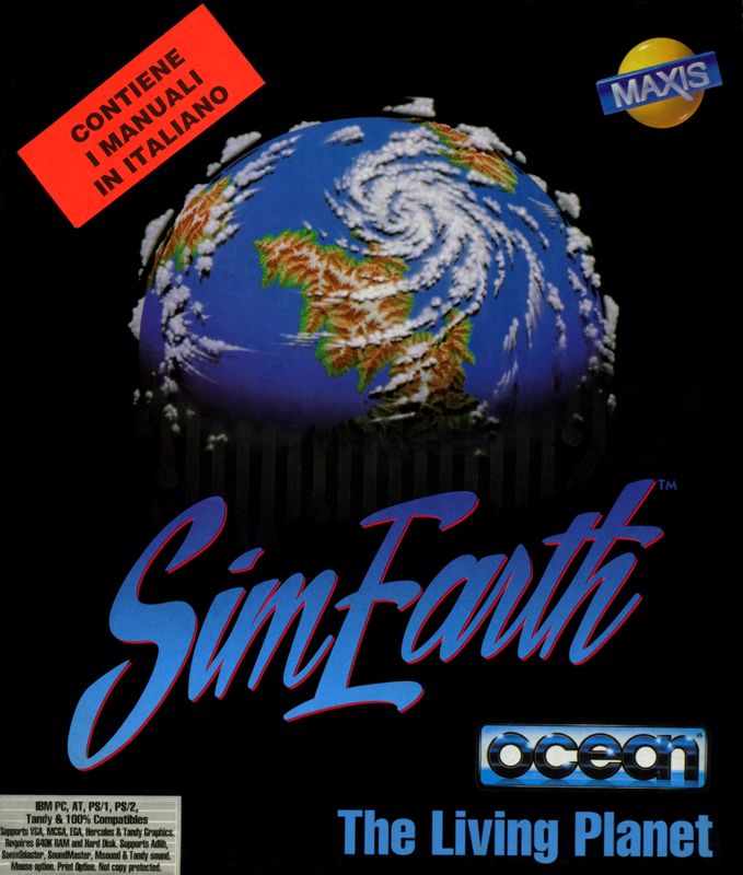 Front Cover for SimEarth: The Living Planet (DOS)