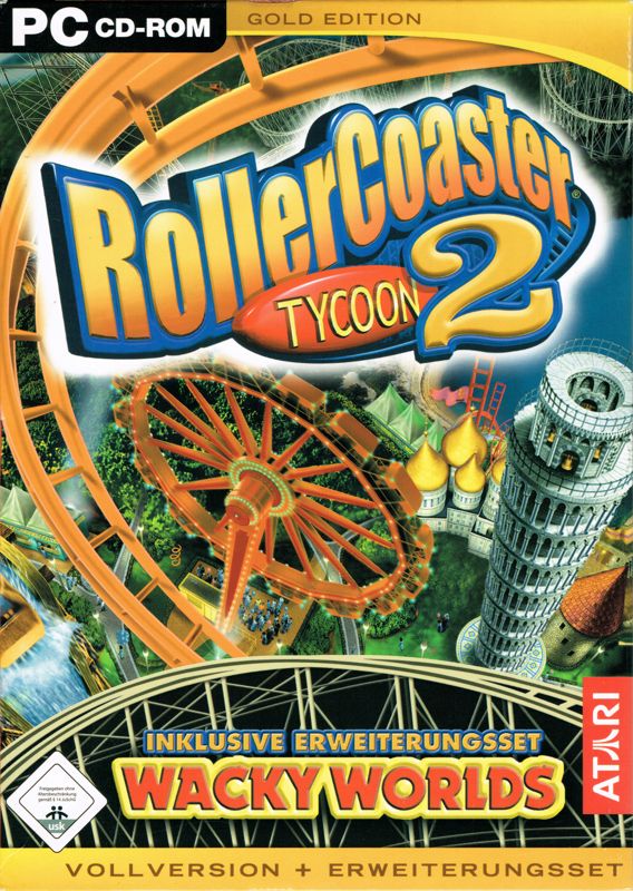 Front Cover for RollerCoaster Tycoon 2: Combo Park Pack (Windows)