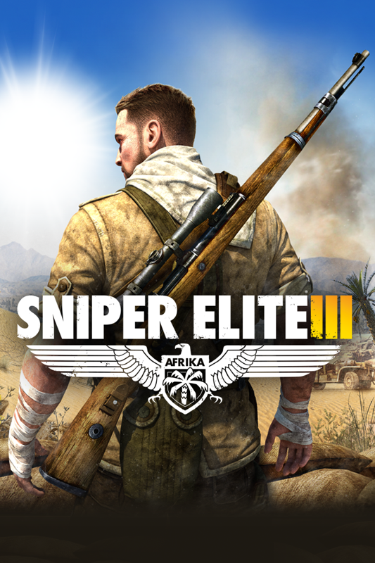Front Cover for Sniper Elite III: Afrika - Target Hitler: Hunt the Grey Wolf (Xbox One) (Download release): 2nd version